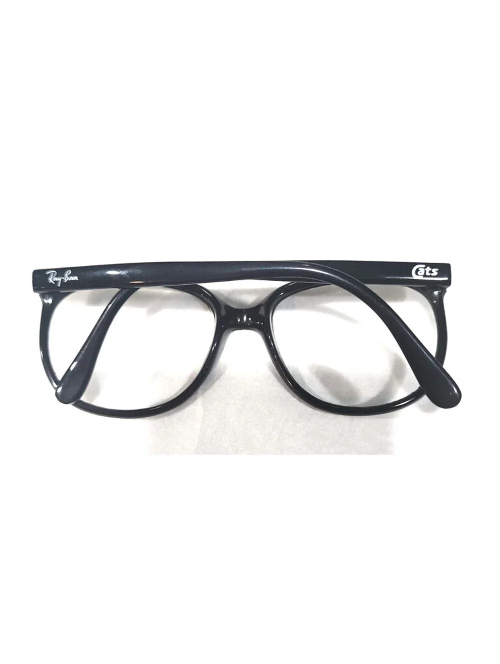 Ray Ban B&L Vintage Cats Black Nylon Oval Unisex Sunglasses Frame France